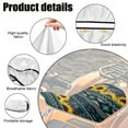 thumbnail image 6 of Renewold Waterproof ATV Seat Cover 25.2x10 Inch, Anti-slip Four Wheeler Seat Cover ATV Accessories Universal Fit for Honda/Yamaha/Polaris/Kawasaki, Southwest American Tribal Sunflower Teal, 6 of 7