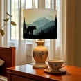 thumbnail image 6 of Linen Drum Lampshades Wild Animal Rustic Cabin Bear Elk Moose Hunting Farmhouse 13"x13"x10" Light Shade for Table Lamps Floor Lamps Drum Lamp Shades Lampshade Replacement Assembly Required, 6 of 8