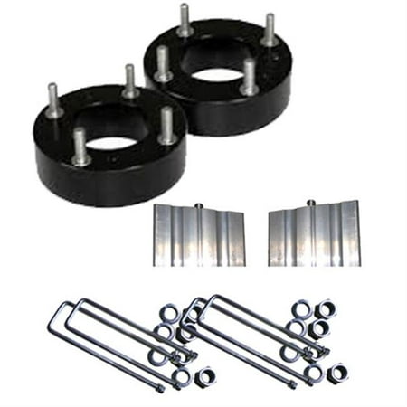 - Airbagit LEVEL-FO-150-F-3b Lift Ford F150 - Mark Lt 3 & 3 in. 2004 - 2014 Front & Rear Leveling Spacers Block - C