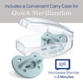 thumbnail image 6 of Chicco PhysioForma® Luxe One-Piece Silicone Pacifier, 6-16 Months, 2pk - Coastal Blue, New, 6 of 11