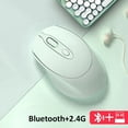 thumbnail image 1 of EIGTHTAIL Charging Bluetooth Wireless Mouse Mute Laptop Computer General Wireless Mouse for Macbook Air(Pink), 1 of 5