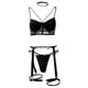 thumbnail image 2 of Gibobby Conjunto Lencería Tanga Y Bralette Lenceria Extreme Sexy Dessous New Luxury Sexs Color Negro Mujeres Sexy Liguero Lencería Sex Bra and Panty Sets Lenceria Bragas(Negro, CH), 2 of 5