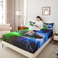 thumbnail image 4 of Castle Fairy Sport Car Twin Sheet Sets for Children Teens Adults,Speed Race Car Bedding, 4 of 7