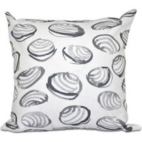 Simply Daisy 16" x 16" Clams Geometric Print Pillow
