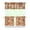 Thanksgiving Decor-12, variant on Set of 3 Thanksgiving Theme Kitchen Curtains - Pumpkin Pattern Fall Leaves Rustic Autumn Aesthetic Rod Pocket Window Panels