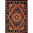 thumbnail image 5 of THE ART BOX Orange Hippie Mandala Sun Moon Burning Sun Psychedelic Trippy Tapestry for Bedroom Celestial Busning Sun Tapestry Bohemian Wall Hanging Planet Tapestry, 5 of 5