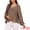 Brown, variant on DARING DIVA Women's Maternity Empire Waist Babydoll Lantern Sleeve Blouse S Beige