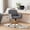 Style B Grey, variant on SolaceHue Faux Fur Home Office Desk Chair for Women Girl, Modern Accent Chair with Rolling Wheels, Upholstered Vanity Makeup Chairs Height Adjustable Armrest for Living Room Bedroom Office Grey