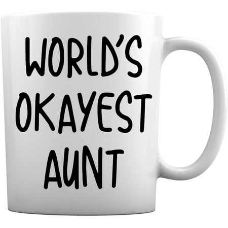 

Entire Family Variation of Mugs | Choose from any 11 Ounce White Coffee Mugs for Mom Dad Brother Sister Cousin Teacher Uncle Aunt Boss Step Son Step Dad + More (World s Okayest Step Dad)