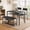 Black, variant on Asofer Dining Table Set for 4, Kitchen Table and Chairs Set, Kitchen Table with Upholstered Bench and 2 Chairs for Small Space, Gray