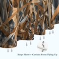 thumbnail image 6 of Reed Camo Dry Plants Pattern Shower Curtain 36"x72" ,Bathroom Decorative Shower Curtains Set with 12 Hooks,Modern Waterproof Washable Shower Curtain, 6 of 6