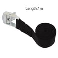 thumbnail image 5 of BUYISI 1M Lashing Strap With Cam Buckle Nylon Quick Release Tie-Down Belt Tow Rope Strong Ratchet Fixing Belt For Luggage Bag Black, 5 of 9