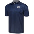 thumbnail image 2 of Men's Colosseum Navy Georgetown Hoyas Honeycomb Raglan Polo, 2 of 3