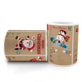 thumbnail image 3 of 2 rolls of rectangular kraft paper MERRY CHRITSMAS Christmas sticker Gift label sticker, 3 of 5