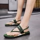 thumbnail image 3 of Sandalias para hombre, chanclas, zapatillas planas informales para hombre, zapatos de playa para exterior, sandalias de casa de moda, sandalias suaves antideslizantes con forma de nube, 3 of 6