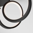 thumbnail image 5 of Artika Swirl Ribbon Integrated LED Pendant Light Black, 5 of 7