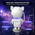 thumbnail image 5 of RoamRider Astronaut Star Galaxy Projector, Space Starry Night Light with Timer and Remote for Kids Adults Bedroom Gaming Room Room Decor Kids Easter Gifts, 5 of 7