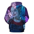 thumbnail image 5 of Unisex Harley Quinn Hoodies 3D Printed Pullover Hooded Sweatshirt with Pocket for Mens Womens, 5 of 7