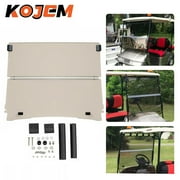 Kojem Tinted Windshield for 1994-2014 EZGO TXT & Medalist Models Gas or Electric Golf Cart - Fold Down Windscreen 1995-2013