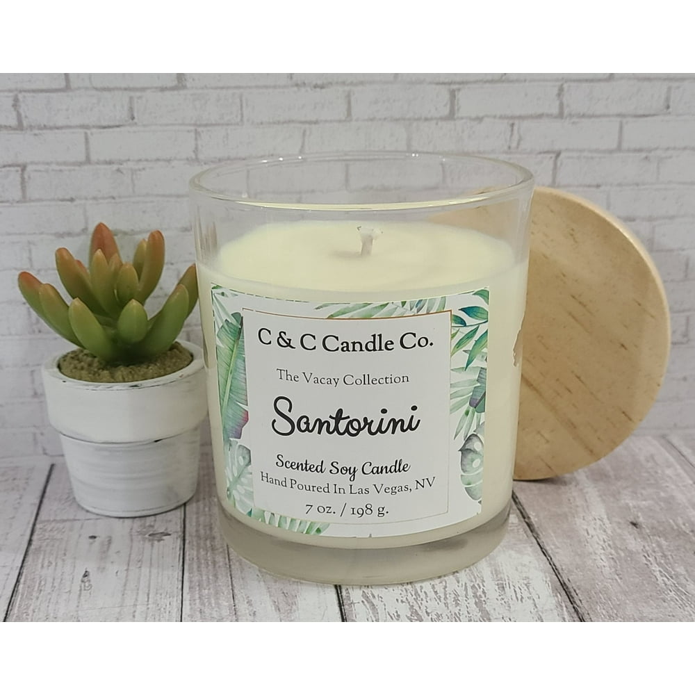 Santorini Scented Soy Candle