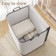 thumbnail image 3 of Bolsa de almacenamiento de ropa extragrande de 100/150/180/210 ml con asa, plegable, resistente, con tapa, organizador de colchas, mantas y ropa de cama., 3 of 8