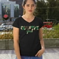 thumbnail image 4 of Country Girl Camo Women's V-Neck T-shirt Small Town Cowgirl Farm Life Military, 4 of 7