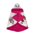 thumbnail image 3 of LOL Surprise Kids Sherpa Snuggle Wrap Hoodie Blanket, Pink, 3 of 7