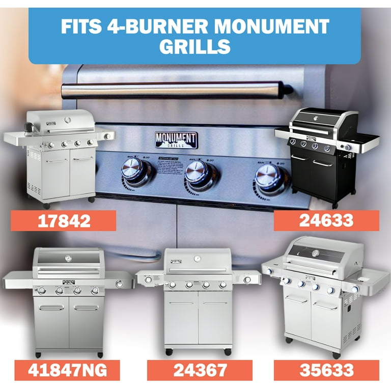 Set of Replacement Flame Tamers for Monument Grills 24367, 35633