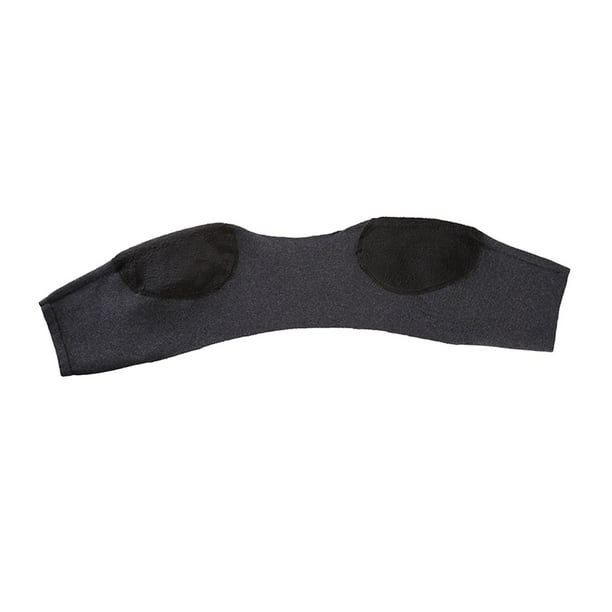 Doble soporte para hombros, chal térmico transpirable, protección cálida para invierno Negro Gris S