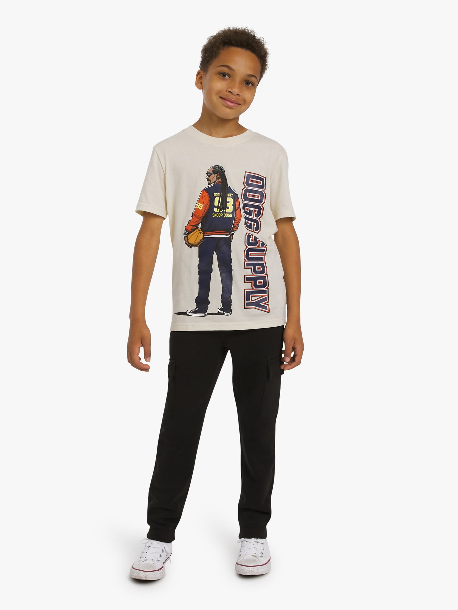 Dogg Supply by Snoop Dogg Boys Basketball Team Short Sleeve Tee, Sizes 4-18