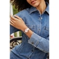 thumbnail image 4 of Caravelle by Bulova Women's Stainless Steel Crystal Accented Watch - 43M123, 4 of 5