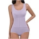 thumbnail image 2 of Body moldeador de cuerpo para mujer, color sólido, tirantes ajustables para hombros, talla grande, ajustado, levanta y moldea la cadera, mono con escote pronunciado, moldeador de nailon para mujer., 2 of 9