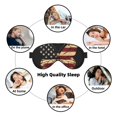 thumbnail image 7 of Fuzoiu Patriotic USA Butterfly Art Print Sleep Masks,Eye Masks with Adjustable Strap for Sleeping,Night Eye Shade for Women Men,Eye Cover for Full Night's Sleep, Travel and Nap, 7 of 7