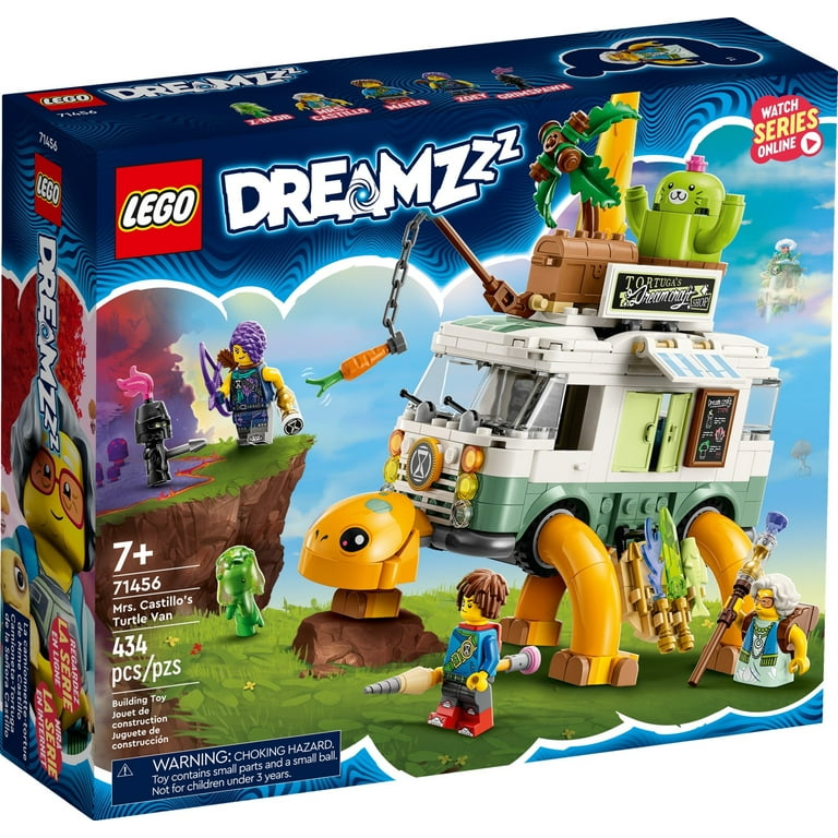 LEGO DREAMZzz Mrs. Castillo’s Turtle Van, 2-in-1 Building Toy Vehicle  Playset for Kids, Boys, and Girls Ages 7+, 71456