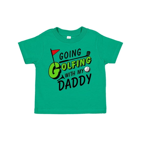 Inktastic Going Golfing with My Daddy Kids Golf Boys or Girls Toddler T-Shirt