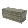 thumbnail image 5 of Large Rattan Garden Storage / Water-Resistant Storage for Poolside and Yard, 5 of 6
