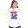 thumbnail image 3 of Urban Smurfette Limited Edition Zip Hoodie Sweatshirt Women Brisco Brands S, 3 of 5