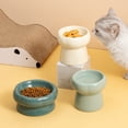 thumbnail image 2 of Cuenco de cerámica para gatos con protección para las patas, cuenco para comida para gatos, cuenco para perros y gatos, cuenco para beber agua, cuenco de cerámica para aperitivos para mascotas, 2 of 5