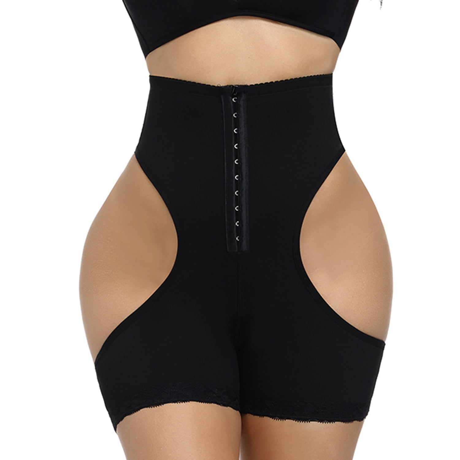 Homgro Women's Tummy Control Body Shaper Shorts Butt Lifting Underwear Firm  Sexy Back Smoothing Postpartum High Waist Shapewear Shorts Apricot Medium 