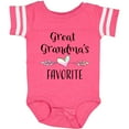 thumbnail image 3 of Inktastic Great Grandmas Favorite Heart Great Grandchild Boys or Girls Baby Bodysuit, 3 of 5