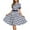 White, variant on Women Notch Lapel Vintage V-Neck Swing Dress 50s 60s Button up 1950s Rockabilly Prom Midi Evening Solid Dress for Spring Fall (Black, M)