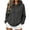 Gray, variant on Mifsaly Womens Oversized Hoodies Long Sleeve Cozy Pullover Tops with Pocket Fashion Loose Fit Comfortable Warm Causal Sweatshirts