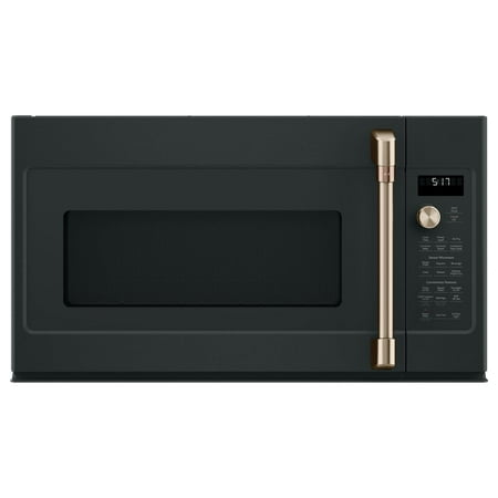 Café - 1.7 Cu. Ft. Convection Over-the-Range Microwave with Air Fry - Matte black