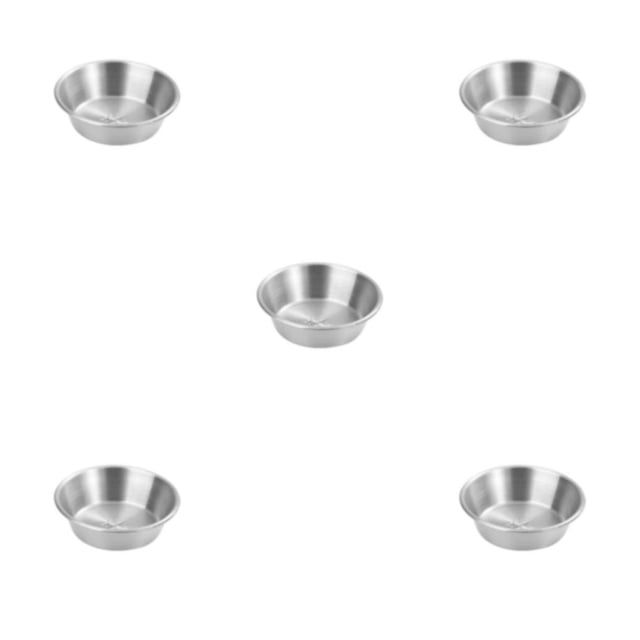 Cuenco de inmersión multifuncional Yuarrent acero inoxidable tazas de salsa duraderas 8cm (lijado)