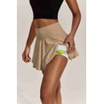 thumbnail image 6 of Pinspark High Waisted Tennis Skirts for Women Pleated Golf Skorts with Pockets Tummy Control Workout Skort, 6 of 8