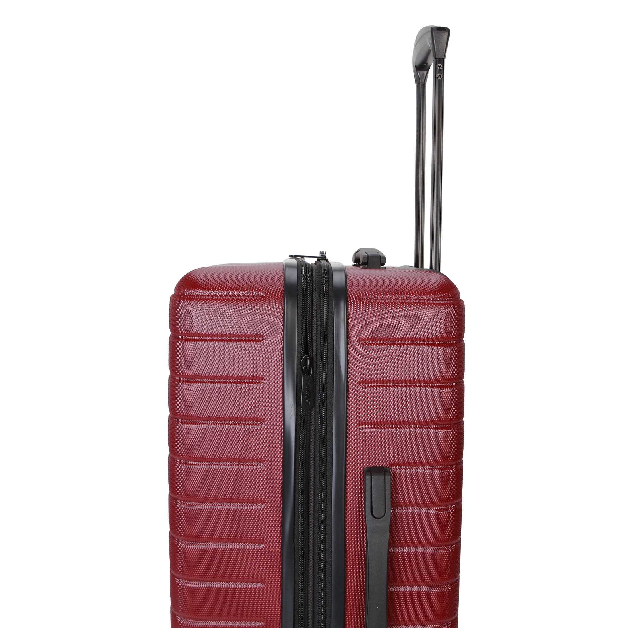 Protégé Vacationer 20-inch Carry-on Expandable Hardside Luggage With 360-Spinner Wheels and Divider Pockets, Deep Red