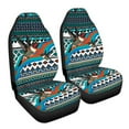 thumbnail image 7 of ZIATUBLE Hummingbird Front Auto Seat Cover Aztec Southwest High Back Design Front Seats Only Pack of 2 Universal Fit Cars SUV Trucks Seat Protector Auto Interior Accessories for Women, 7 of 7