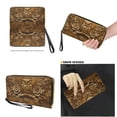 thumbnail image 4 of TSOVTHRID Owl Flroal Brown Print Tote Bag for Women 2 PCS Purse and Wallet Set Top Handle Satchel Purse Large Capacity Leather Women Shoulder Handbag for Shopping, 4 of 7
