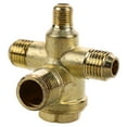 TUIBELY Air Compressor Pressure Valve 4 Ways Threaded NonReturn Check
