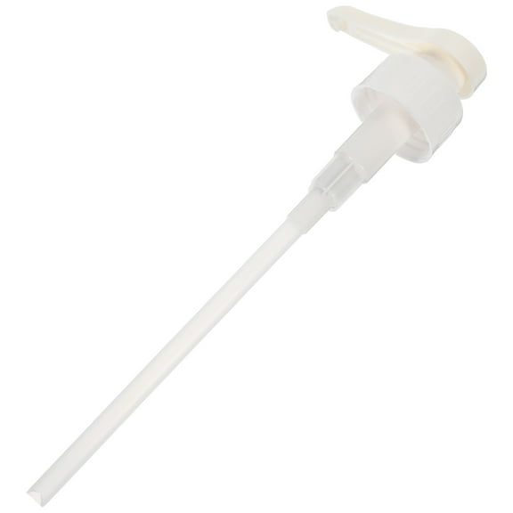 Soimiss Universal White Syrup Pump Dispenser for Coffee Bar Bottles Plastic Material